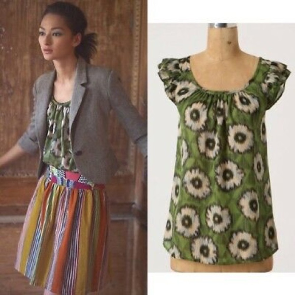 Anthropologie Springing Season Blouse